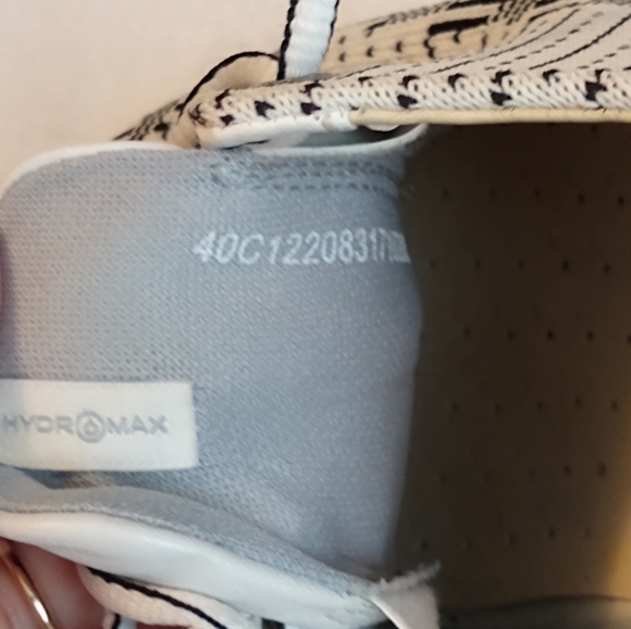 Women's Stylish Ecco Hydromax Hybrid Walking/Golf Shoes Spikeless Sz 40EU Blk/Wh - Picture 8 of 10